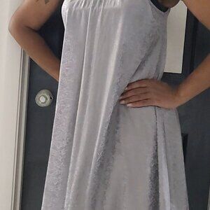 Grey Sleeveless Swing Dress Size M